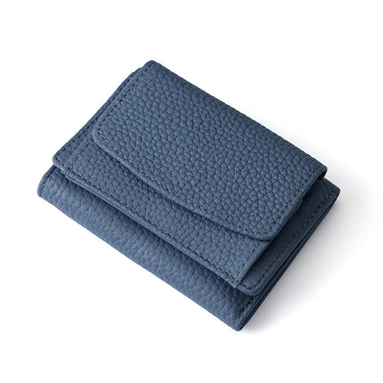 Japan Amazon Lotte Women's Genuine Leather Small Purse rfid Coin Bag Wallet Foreign Trade Mini Short Money Cloth