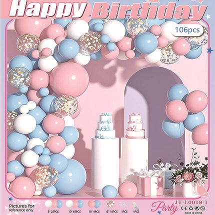 Balloon Chain Arch Set Scene Layout High-End Atmosphere Opening Birthday Party Decorations Anniversary Package