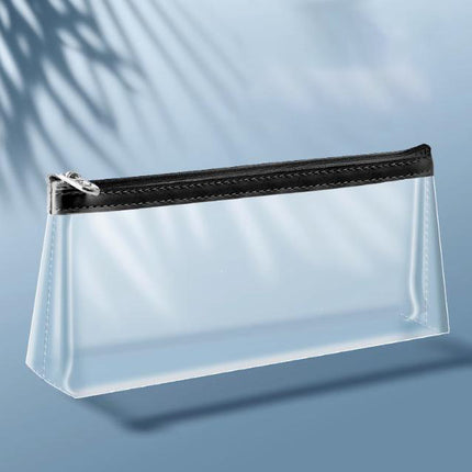 Transparent Pencil Case for Exams, Simple Pencil Bag for High School Students, Large Capacity Pvc Pencil Case in Stock
