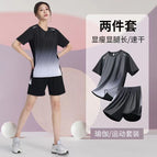 four-color suit black gray / M