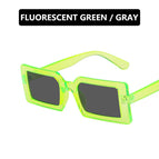 Fluorescent green all gray / Metal Hinges