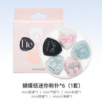 Bow finger puff (6 pieces)