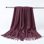 Deep purple / Aa wool 330g (200*70cm)