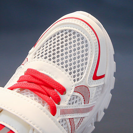 Girls' Sports Shoes, Kidsren's Running Dad Shoes, 2025 Spring & Fall Boys' Single Mesh Breathable Campus Sports Shoes