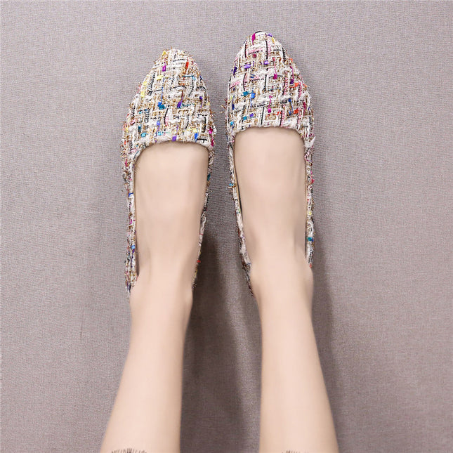 Foreign trade women's shoes, big yards single shoes 35-42