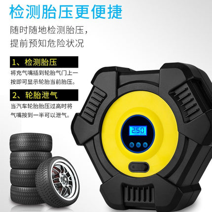 Car air pump car air pump digital display tire electric air pump mini intelligent portable air pump