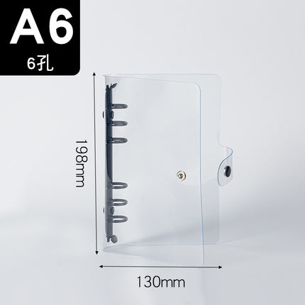 Binder storage book A5/A6/A7 color metal custom loose-leaf booklet PVC folder storage book