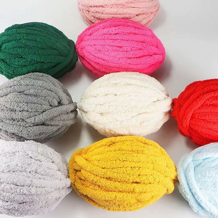 Super Thick Ice Strip Iceland Hand-woven Scarf Hat Blanket Mat Cat's Nest Wool Group Hand-woven DIY Material Bag