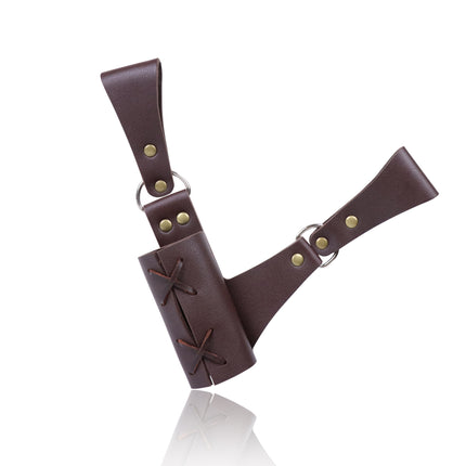 Medieval Cross Knight Sword Belt Sword Hanging Pu Leather Viking Sword Drag Gloff Belt cospaly Match