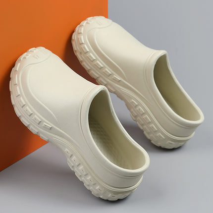 Chef Shoes Men's Non-Slip Waterproof and Oil-Proof Hotel Restaurant Canteen Kitchen Shoes Fashionable Nurs Shoes Light Rain Boots
