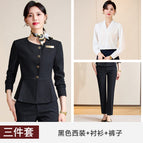 Black suit + shirt + pants / S