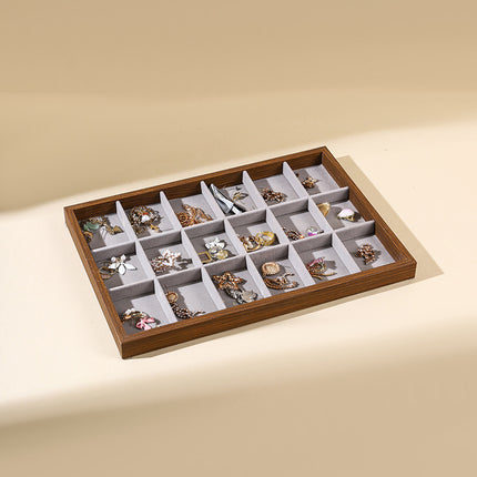 Jewelry Storage Box High-grade Exquisite Large Capacity Earrings Earrings Necklace Dressing Table Watch Jewelry Jewelry Display Stand