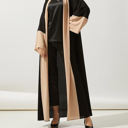 Mid-Length Dubai Clothing Sun-Protective Patchwork Cardigan Robe