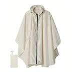 Off-white zippered cloak / One Size