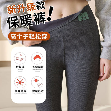 Cotton Lambswool Leggings for Women 2025 Winter New High-Waisted Warm Fleece-Lined Thickeneded Outer and Inner Wear Large Size Autumn Pants