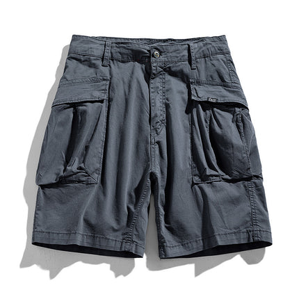2022 Summer Cross-border Functional Pocket Tooling Shorts Men's Loose Wide-length Pants Youth Sports Pants