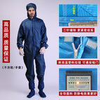 High-quality jumpsuit [Navy Blue] is one size larger / S