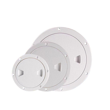 Marine deck cover ABS white water bin cover yacht inspection hole hatch cover 4 inch 6 inch 8 inch waterproof accessories