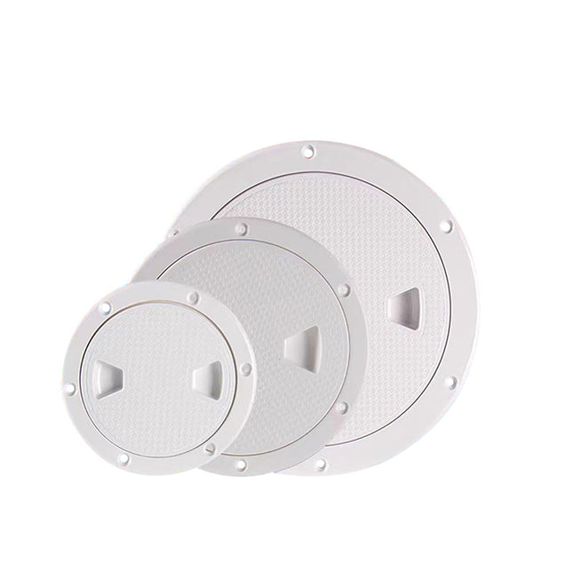 Marine deck cover ABS white water bin cover yacht inspection hole hatch cover 4 inch 6 inch 8 inch waterproof accessories