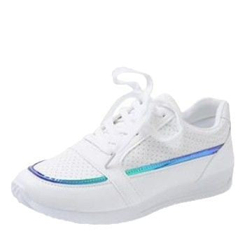2025 Summer New Lace-up Casual sneaker Soft Sole Breathable White Shoes Flat All-match Student Shoes Women's Single-layer Shoes