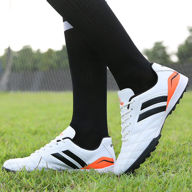 Cross-border plus size 46 broken nails football shoes male and female teenagers students training shoes lawn shoes professional sneaker shoes