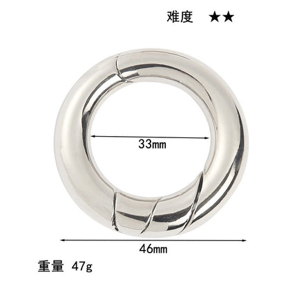 puzzle zinc alloy unlock Kong Ming lock magic alloy educational toys nine-chain intelligence unlock buckle full set
