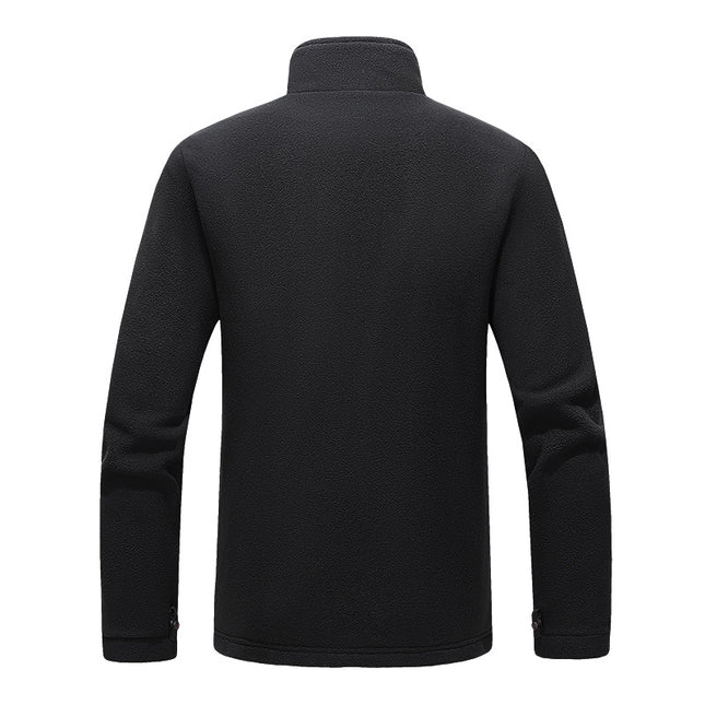 Fleece Heating Jacket Cross-border Winter Intelligent Electric Heating Constant Temperature Warm with Display Screen Fleece Men's Heating Clothing