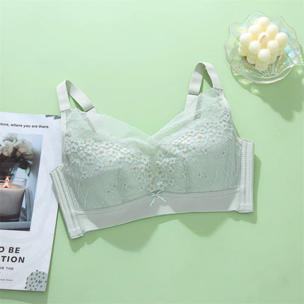 Special Offer: Xianuo Spring and Summer Underwear for Women with Large Busts, Minimizing Bra, Wireless, Adjustable, Side Breast Support, Anti-Sagging, Breathable and Lightweight