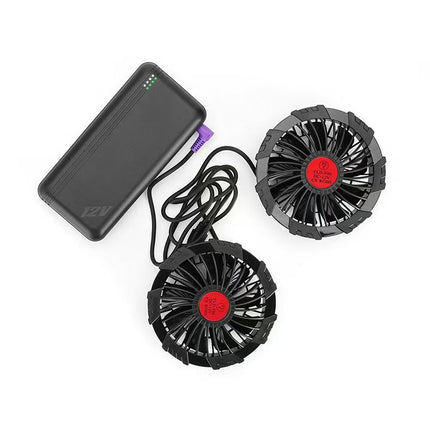 Summer New Casual Cooling Refrigeration Air-Conditioning Clothing USB Electric Fan Sun Protection and Heatstroke Prevention Electrician Labor Protection Work Clothes