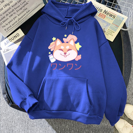 Printed Sweatshirt for Men and Women Shiba Inu Dog Kawaii Gr