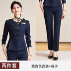 Navy blue suit + pants / S