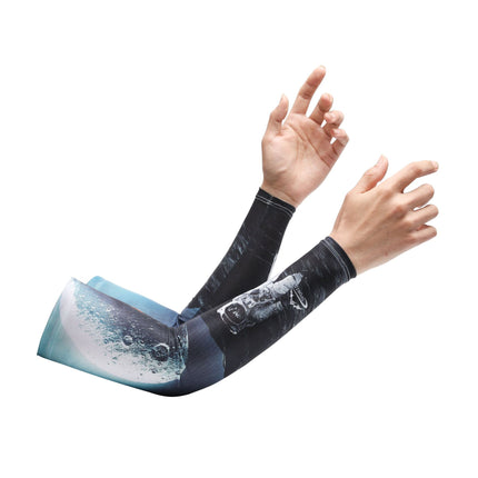 Sun protection oversleeve men's and women's summer Thin Ice Silk outdoor sports UV protection arm cover outdoor riding driver