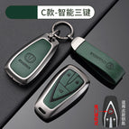 [changan c smart 3-button tailgate - graphite green] shell + ring crescent buckle / No specifications