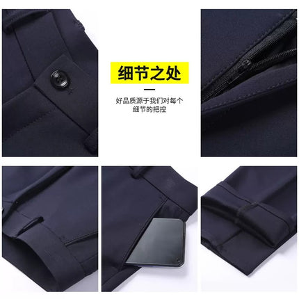 Trousers Women's Black Work Professional Straight-Leg Women's Pants High Waist Work Dress Pants Slim Look Suit Pants Draped Pants