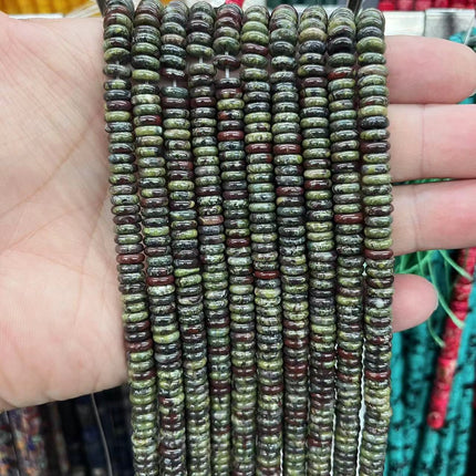 2×6 Natural Stone Colorfuled Crystal Abacus Beads Spacer Beads Beads Cross-Border Hot-Selling Jewelry DIY Bracelet Necklace