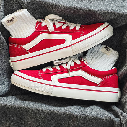 Autumn 2024 New Canvas Shoes Men's Sports Casual Board Shoes Simple All-match Men's Shoes Trendy Shoes Vulcanized Shoes