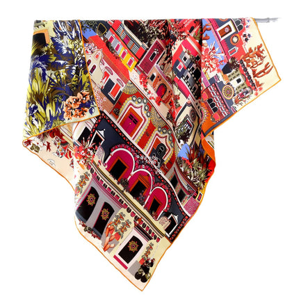 18mm Twill Silk Scarf Women's Autumn and Winter New Style 2025 Mulberry Silk Large Square Scarf Classy Boutique Gift