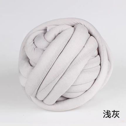 Icelandic Yarn Ball Hand-Knitted Blanket Cushion Cat Bed Pillow Fence Yarn Ball Fine-Spun Plush