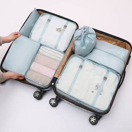 Thickened multi-functional travel seven-piece storage bag luggage clothes sorting bag storage bag suit wholesale