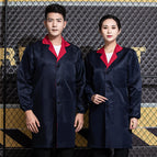 [navy blue red collar] elastic cuffs / XL/175