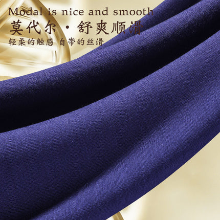 Wholesale Modal Men's Underwear Breathable Magnet Temperature Change Inner Crotch Boxer Solid Color Four Corners High-End Gold Brick Gift Box