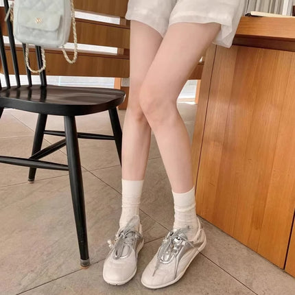 2025 Summer Shoes, Sports Versatile Casual Training Shoes, Lightweight, Breathable, Soft-Soled, Fashionable Lace-Up Color-Blocked Forrest Gump Shoes