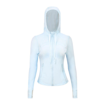 Lulu Original Label Define Yoga Wear Hooded Jacket Jacket Top Breathable Sports Fitness Wear Spring & Fall Women's