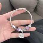 Zixia fairy purple kt cat bracelet