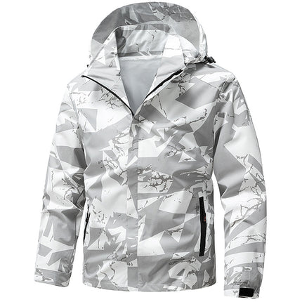 Eldoria 2025 Men's Camouflage Jacket Spring and Autumn Outdoor Windproof Sports Casual Sports Jacket