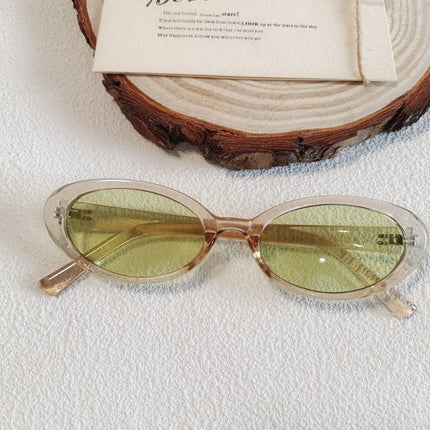 Champagne Color Sunglasses UV-resistant Sunglasses 2025 New Cross-border Trendy Men's and Women's Sunglasses