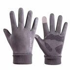 Suede full finger [grey] / One size fits all