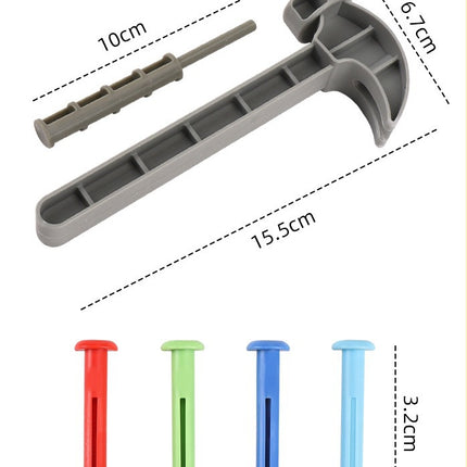 Cross-Border New Nail Knocking Toy Kidsren's Play House Manual Brain Double-Sided Hammer Nail Nail Educational Enlightenment Toy
