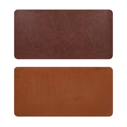 Skin-feeling Crazy Horse Leather Table Mat Leather Pattern Mouse Pad Custom Oversized Office Computer Mat Leather Learning Desk Mat