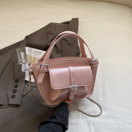PU Retro Bucket Bag Women / Sac Seau Rétro PU Femme
